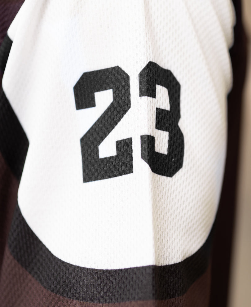 Brown Printed Jersey T-Shirt